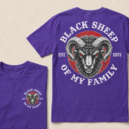 BLACK SHEEP OF MY FAMILY Custom Est.Year T-Shirt